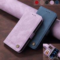 Vivo Y20 Y21 Y33s V21 V21e Y12s Y20s Ốp Lưng Ví Da Lật Giá Đỡ Vỏ Khe Cắm Thẻ