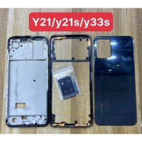 Vivo Y21/ Y21S/ Y33S /bộ xương +vỏ+khay sim+kính camera+phím bấm  điện thoại vivo y21/ Y21s Y33s