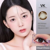 VK Lens Store - Lens giãn tròng Choco 14.8mm, 6 tháng màu nâu tự nhiên - độ cận từ 0.00 đến -10.00
