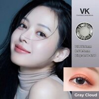 VK Lens Store - Lens giãn tròng Gray Cloud 14.8mm, 6 tháng màu xám vân tia - độ cận từ 0.00 đến -6.00