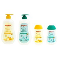 VK-Tắm gội Pigeon 200ml và 700ml (Làm dầu gội và sữa tắm cho bé sơ sinh)