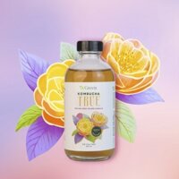 VKOMBUCHA TRUE TRÀ HOA VÀNG (GOLDEN CAMELLIA) 500ML chai thủy tinh: