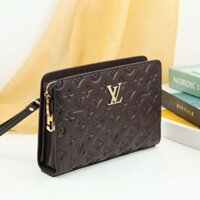 VKS20 Ví Khóa Số, Ví Nam Cầm tay, Clutch Cầm Tay Nam Da Bò Louis Vuitton