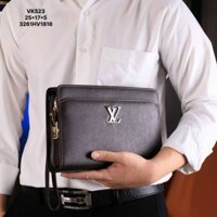 VKS23 Ví Khóa Số, Ví Nam Cầm tay, Clutch Cầm Tay Nam Da Bò Louis Vuitton