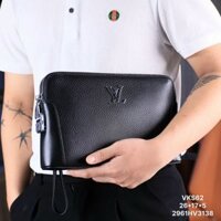 VKS62 Ví Khóa Số, Ví Nam Cầm tay, Clutch Cầm Tay Nam Da Bò Louis Vuitton