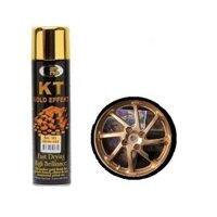 VLXD Sơn xịt mạ crom vàng Bosny KT Gold Efect Spray