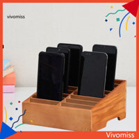[Vm] Đồ dùng văn phòng Người tổ chức Giá đỡ điện thoại di động bằng gỗ 12 / 16 Lưới Giá đỡ điện thoại bằng gỗ Giá đỡ máy tính để bàn thân thiện với môi trường Hộp lưu trữ dành cho người mua Đông Nam Á