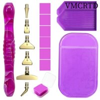 VMCRTD 16 Bút Đính Kim Cương 5D Bằng Nhựa Resin Dùng Vẽ Tranh Chữ Thập