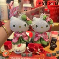 Vmcrtd Sang Trọng Hello Kitty Pendent, Móc Khóa Mèo Con Mềm Matcha, Phụ Kiện Túi Kawaii Nhồi Bông Túi Sanrio Mặt Dây Chuyền Quà Tặng