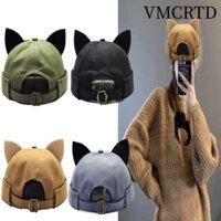 Vmcrtd Tai Mèo Nón Bò Du Lịch Đi Biển Mũ Bóng Chày Mũ Quấn Đầu Snapback Mũ Người Cá Mũ