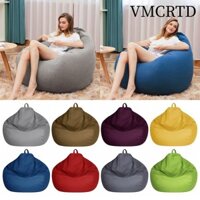 Vmcrtd Túi Đậu Lớn Trang Trí Nhà Mềm Mại Thoải Mái Ghế Người Lớn Trẻ Em Lười Lounger