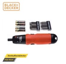 Tay vặn vít dùng pin 14 mũi vít Black & Decker A7073-TW