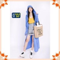 [VNXK] Áo Chống Nắng Nữ Vải Thông Hơi Siêu Mát Toàn Thân Dáng Dài - Choàng Chống Nắng Dáng Dài - Chống tia UV