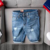 [VNXK] Quần short jeans Levi's XANH RÁCH