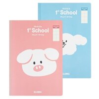 Vở 4 ô ly 1st School B5¯ Klong 48 trang 100/76 Vở may dán gáy Klong MS 076