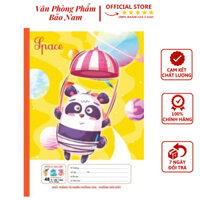 Vở 4 Ô Ly Cao Cấp 6 Sao 123 - Chống Lóa 48 Trang, 80 Trang Lốc 10 Quyển Hải Tiến