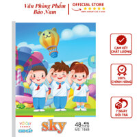 Vở 4 Ô Ly Cao Cấp - Sky 80 Trang Hải Tiến Lốc 10 Quyển - Văn Phòng Phẩm Bảo Nam