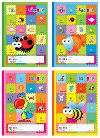 Vở 4 ô ly Hải Tiến 48 trang Sắc màu 1657 - Định lượng 100gsm - Mua 10 quyển tặng bút chì cao cấp