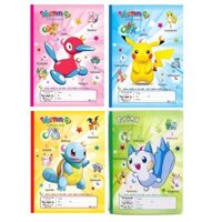 Vở 4 ôly Pokemon Hải Tiến 48 trang 1114 bìa 3D - Định lượng 100gsm - Mua 10 quyển tặng 01 bút chì