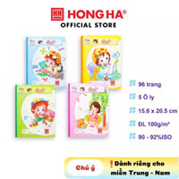 Vở 5 ô ly 96 trang Hồng Hà Class Ami 0372 dành cho học sinh miền Trung - Nam (10 quyển)