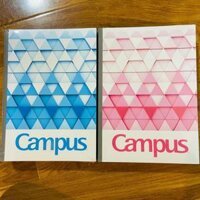 Vở A4 Campus 3D Pattern 200 trang - Màu hồng