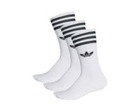 VỚ ADIDAS TRẮNG SỌC  ĐEN CỔ CAO