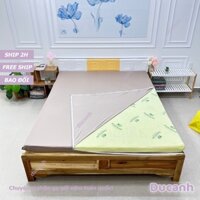 Vỏ áo bọc nệm cao su non thun lạnh Ý | 2 Mặt Kéo Khóa | 1m 1m2 1m4 1m6 1m8 | Nệm Dưới 10cm | TY2 | DUCANH