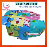 Vỏ áo gối nằm cho bé vải cotton Thắng Lợi mềm mát nhiều họa tiết hoạt hình đáng yêu thân thiện