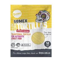 Vỏ Bánh Tortilla Bắp Vàng, GoMex, Yellow Corn Tortillas, 12 Cái (276g) - DIEGO'S