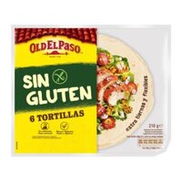 Vỏ Bánh Tortilla Gluten Free, 6 Tortillas Sin Gluten (216g) - OLD EL PASO