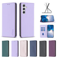 Vỏ Bao Da PU Điện Thoại Nắp Lật Nam Châm Kiêm Ví Cho Samsung Galaxy A23 A33 A53 A73 5G A13 A22 A32 4G 5G A52 A52S A72 Vỏ