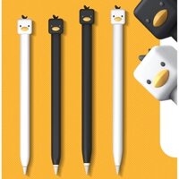 Vỏ bao ốp silicon, case Apple Pencil 1/ Pencil 2 hình Vịt
