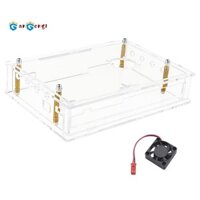 Vỏ Bảo Vệ Acrylic Có Quạt Cho Banana Pi R3 BPI-R3 Ban Phát Triển Phụ Kiện Phụ Kiện Phần