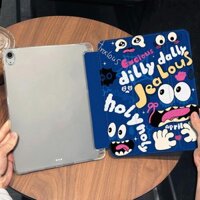 Vỏ bảo vệ chất liệu TPU Thích hợp cho iPad Air 3 Gen 7 Air (13inch) Gen 8 Air 4 Air 1 Air 2 Air 5 Gen 9 Gen 6 Gen 5 Gen 10 Air 6 Graffiti dễ thương có khe cắm bút