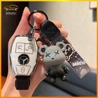 Vỏ Bảo Vệ Chìa Khóa Xe Hơi Mercedes benz glc300 W204 W212 GLC GLA W205 E300L C260L A200L GLE GLB bọc chìa khoá smartkey