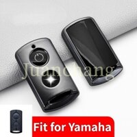 Vỏ bảo vệ chìa khóa xe màu xám kim loại TPU cho Yamaha Nmax 2021 / 2022 NVX NVX155 XMAX 250 / 300 / 400 Grand Firano Aerox Nmax