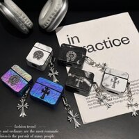 Vỏ bảo vệ Chrome Hearts Square Dazzle CHO AIRPODS 4 PRO2 1 / 2 / 3 Tai nghe Proetct Case Phụ kiện