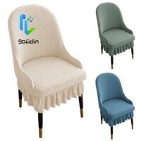 Vỏ bảo vệ ghế GOFIDIN Dây thun màu trơn cho phòng ăn