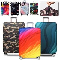 Vỏ bảo vệ hành lý INKSLAND, Vỏ bảo vệ vali xe đẩy co giãn họa tiết in, Vali thời trang 18-24 inch di động Phụ kiện hành lý du lịch