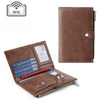 Vỏ bảo vệ hộ chiếu RFID Thẻ ID vé đa chức năng siêu mỏng dành cho nam và nữ