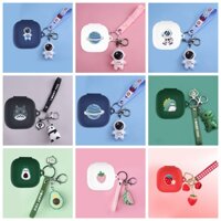 Vỏ Bảo Vệ Hộp Sạc Tai Nghe QCY T13 Bằng Silicon Họa Tiết Khủng Long / Gấu Trúc