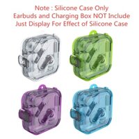 Vỏ Bảo Vệ Hộp Sạc Tai Nghe Airpods 2 Bằng PC Trong Suốt Chống Bụi Bẩn Kèm Móc Treo Tiện Dụng