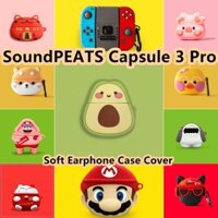 Vỏ Bảo Vệ Hộp Sạc Tai Nghe Soundpeats Capsule 3 Pro 3 Pro Mềm Họa Tiết Hoạt Hình