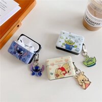 Vỏ Bảo Vệ Hộp Sạc Tai Nghe airpods pro airpods 3 gen3 airpods 2 Bằng Silicon Hình stitch & winnie the pooh & alien Dễ Thương Ốp