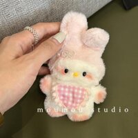 Vỏ Bảo Vệ Hộp Sạc Tai Nghe Bluetooth Airpods2 / 3 / Pro Hình Thỏ Hoạt Hình Bằng Lông Nhung Dễ Thương Xinh Xắn