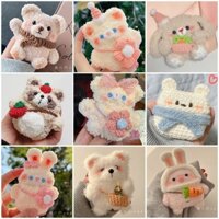 Vỏ Bảo Vệ Hộp Sạc Tai Nghe Bluetooth Không Dây Airpods pro airpods23 Bằng Len Lông Cừu Mềm Mại