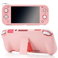 Vỏ bảo vệ màu hồng Switch Lite có chân đế cứng Switch Lite Bảng điều khiển trò chơi có chân đế