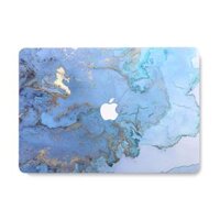 Vỏ bảo vệ máy tính xách tay siêu mỏng tráng cao su dùng cho Apple Air 13.3  MacBook Air Model -Màu xanh dương
