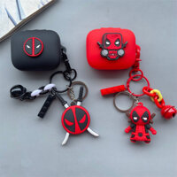 Vỏ bảo vệ mềm bằng silicon hoạt hình cho SHOKZ OpenFit 2 T920 có dây buộc Hộp đựng tai nghe