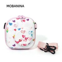 Vỏ bảo vệ MOBANINA, Túi đựng máy ảnh chống trầy xước có dây đeo vai, Túi đựng chống sốc họa tiết trái tim đầy màu sắc đa năng cho Fujifilm Instax Mini 12 / 11 / 8 / 9 / 7 + / 40 Du lịch